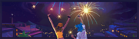 Rooftop Revelry Card