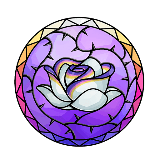 Stained Glass // Rose Spray