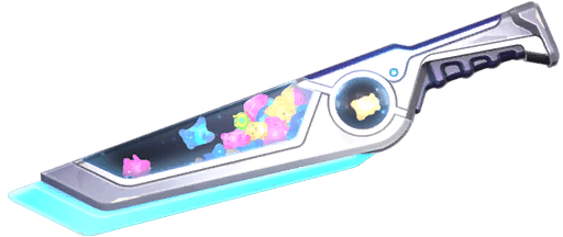 Jellybeam Sugarslice skin for Melee in Valorant