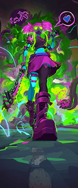 Bubblegum Deathwish Card