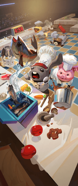 Too Many Cooks Card